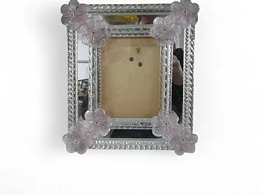 Murano glass frame, 1980s