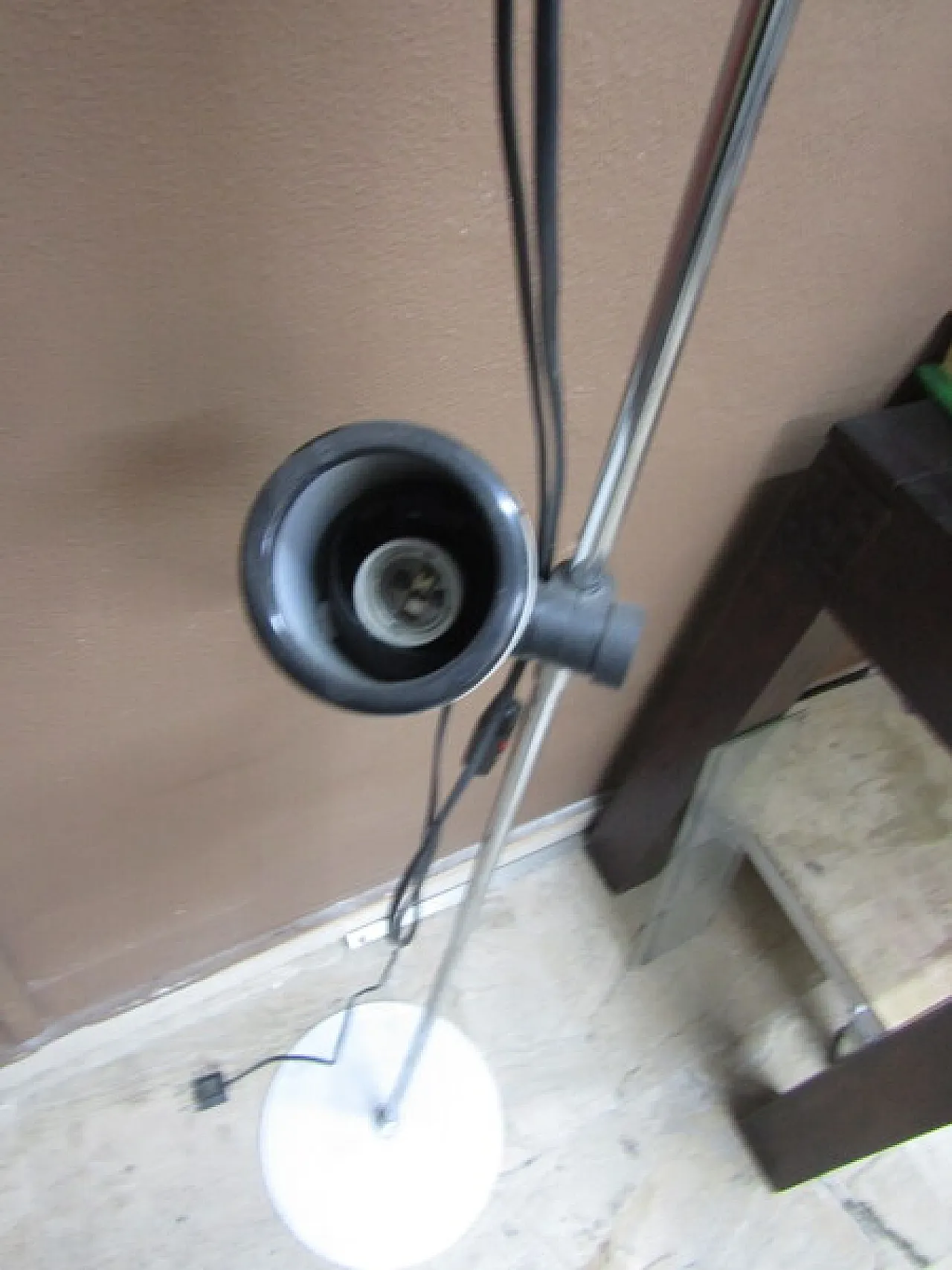 Industrial steel floor lamp, 1970s 4