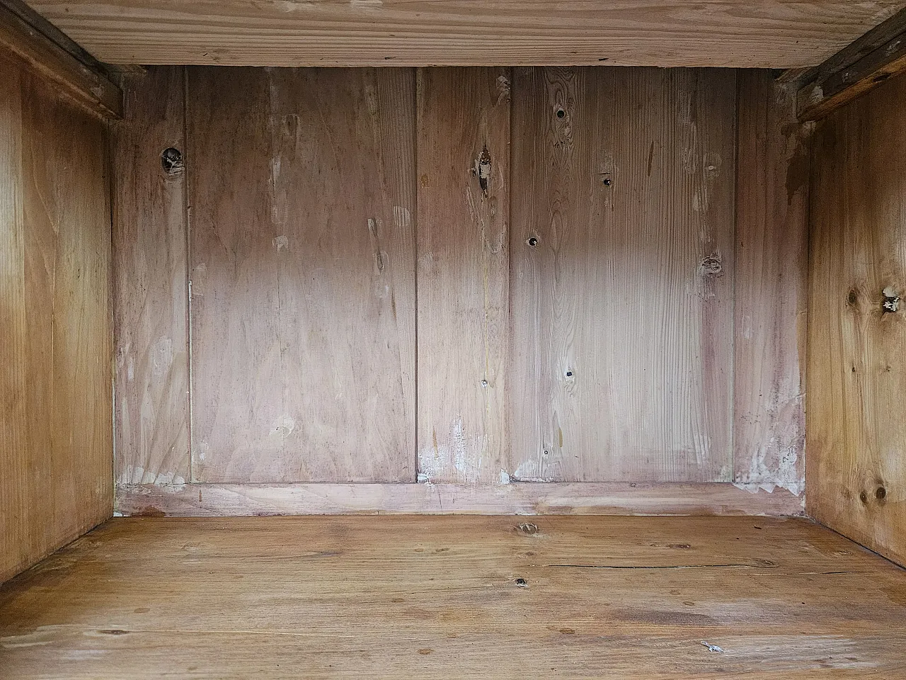 Art Deco sideboard in mahogany feather with marble top, 40s 15