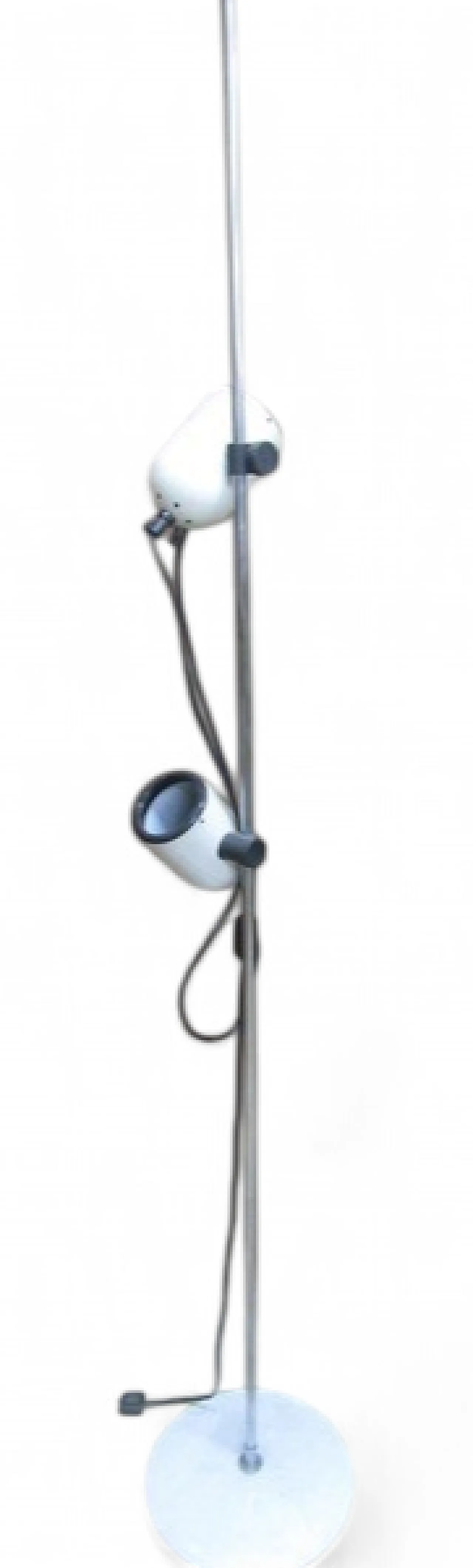 Industrial steel floor lamp, 1970s 9