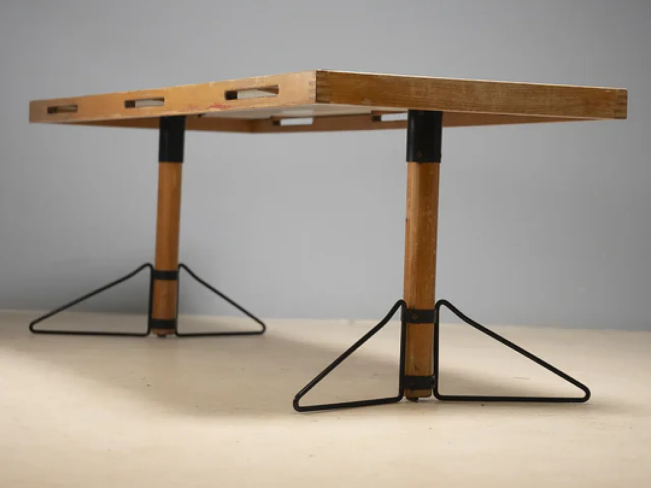 Conference table with 6 chairs, Marc Held, 1970s 6