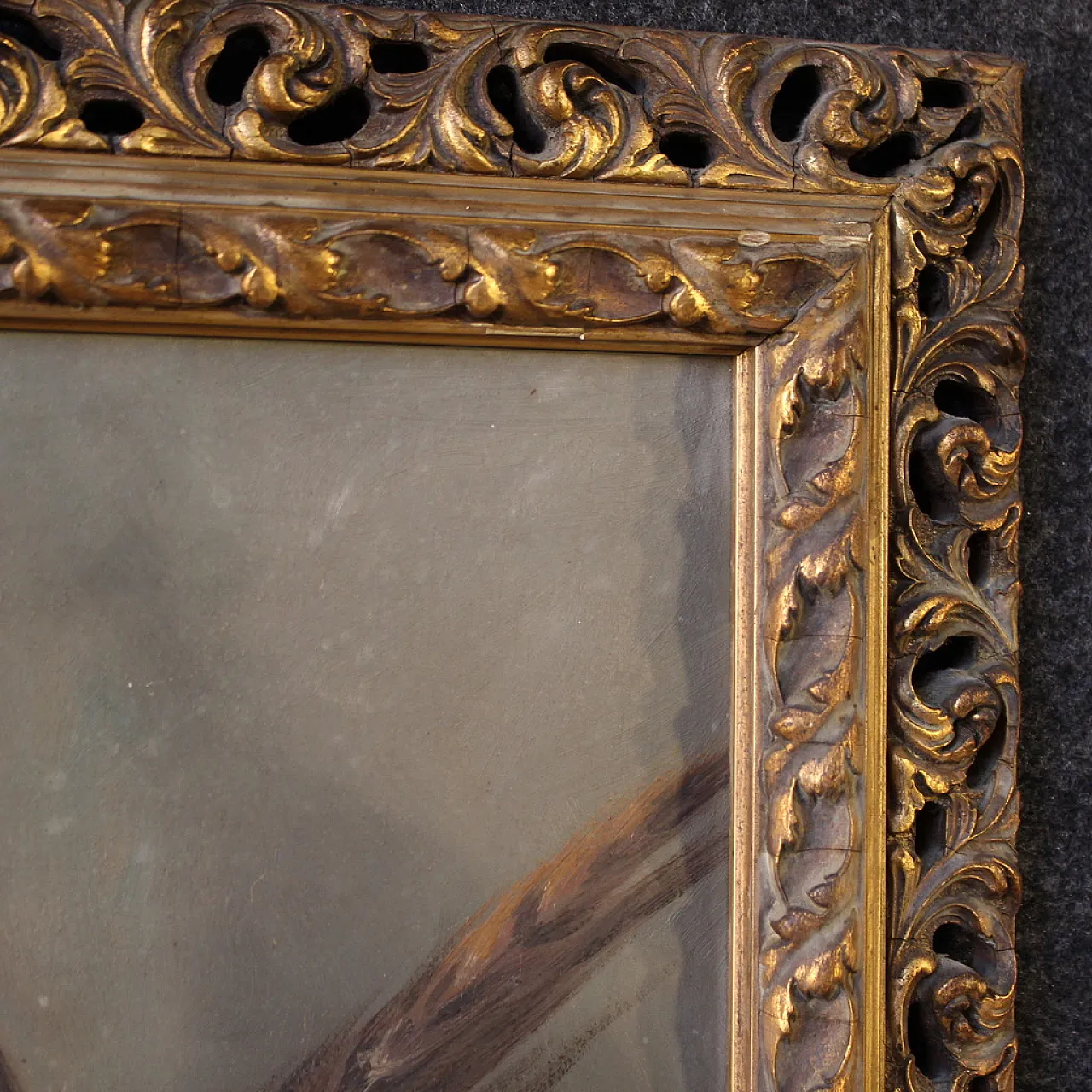 Dipinto firmato natura morta con cacciagione, '900 8