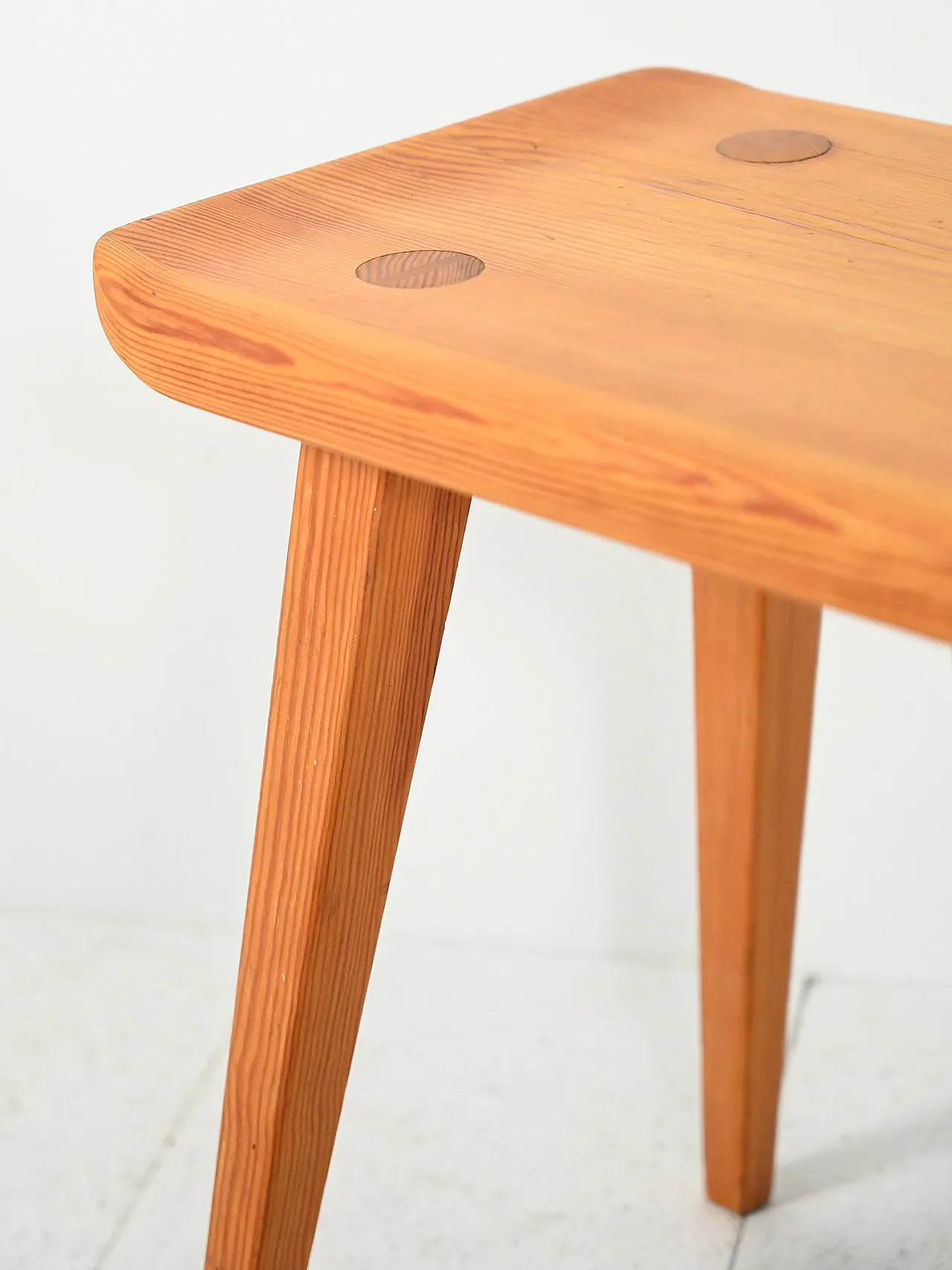 Vintage Swedish stool “Visingsö” by Carl Malmsten 4
