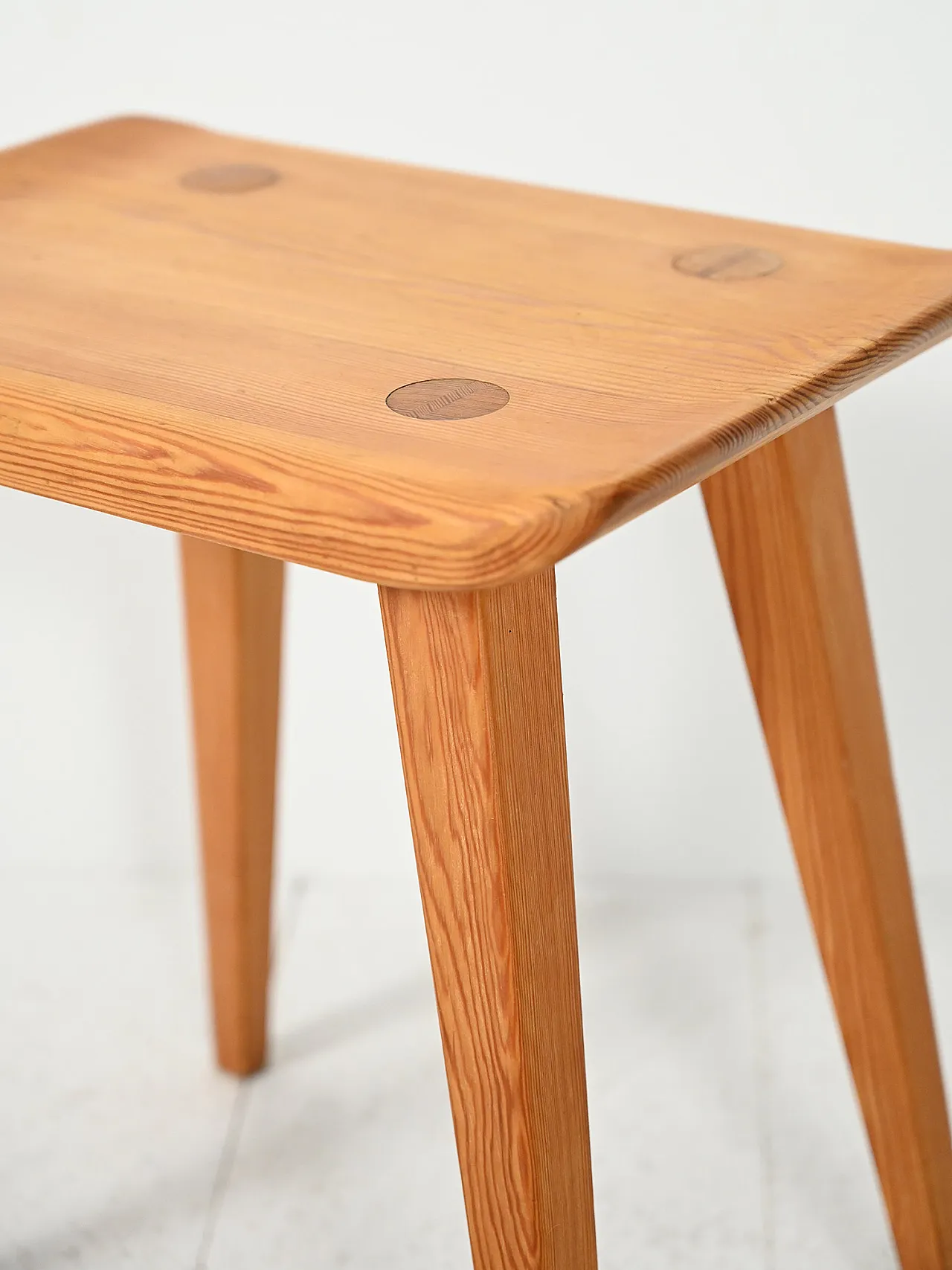 Vintage Swedish stool “Visingsö” by Carl Malmsten 5