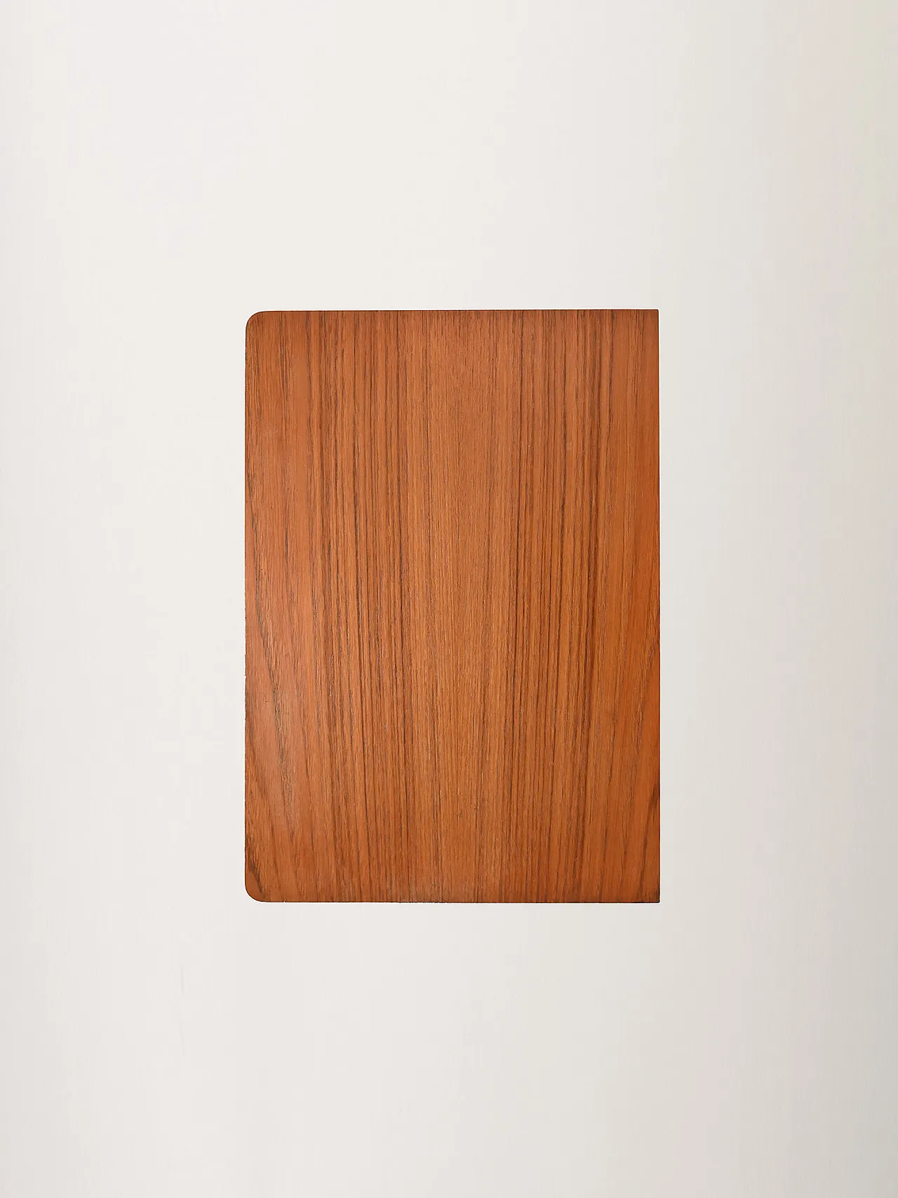 Piccola cassettiera scandinava laccata nera anni 50 9