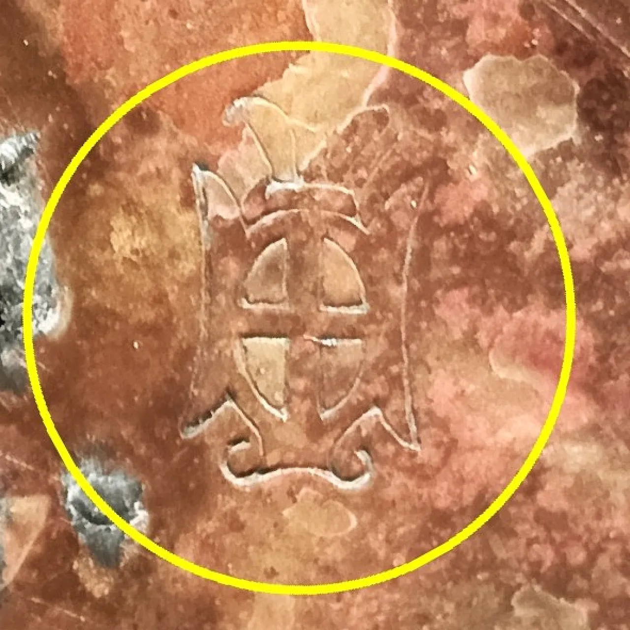 Pair of brass candlesticks, 1916 15