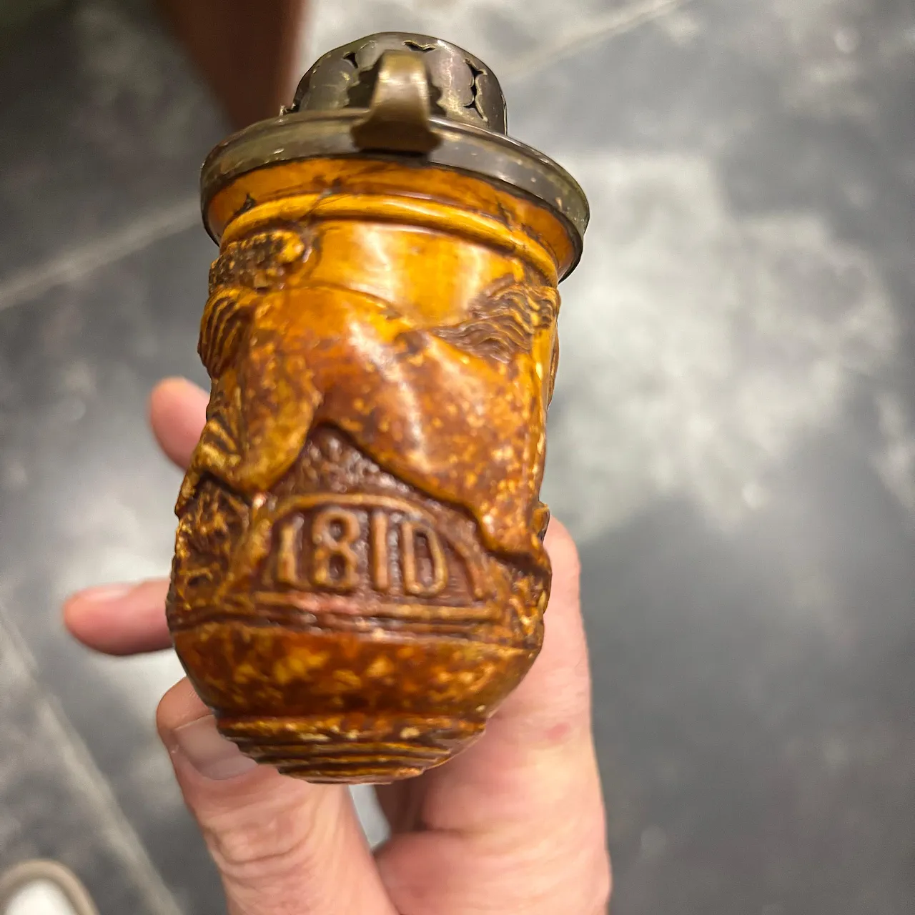 Pipe in wood and cherry stem, 1810 2