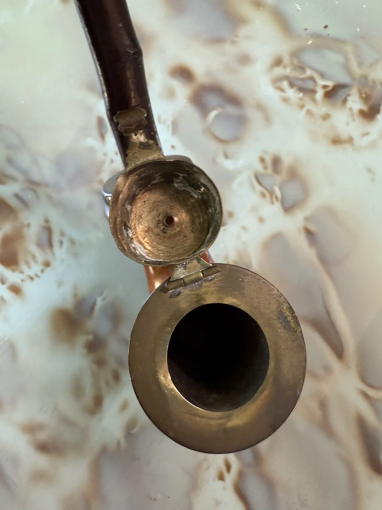 Pipe in wood and cherry stem, 1810 9