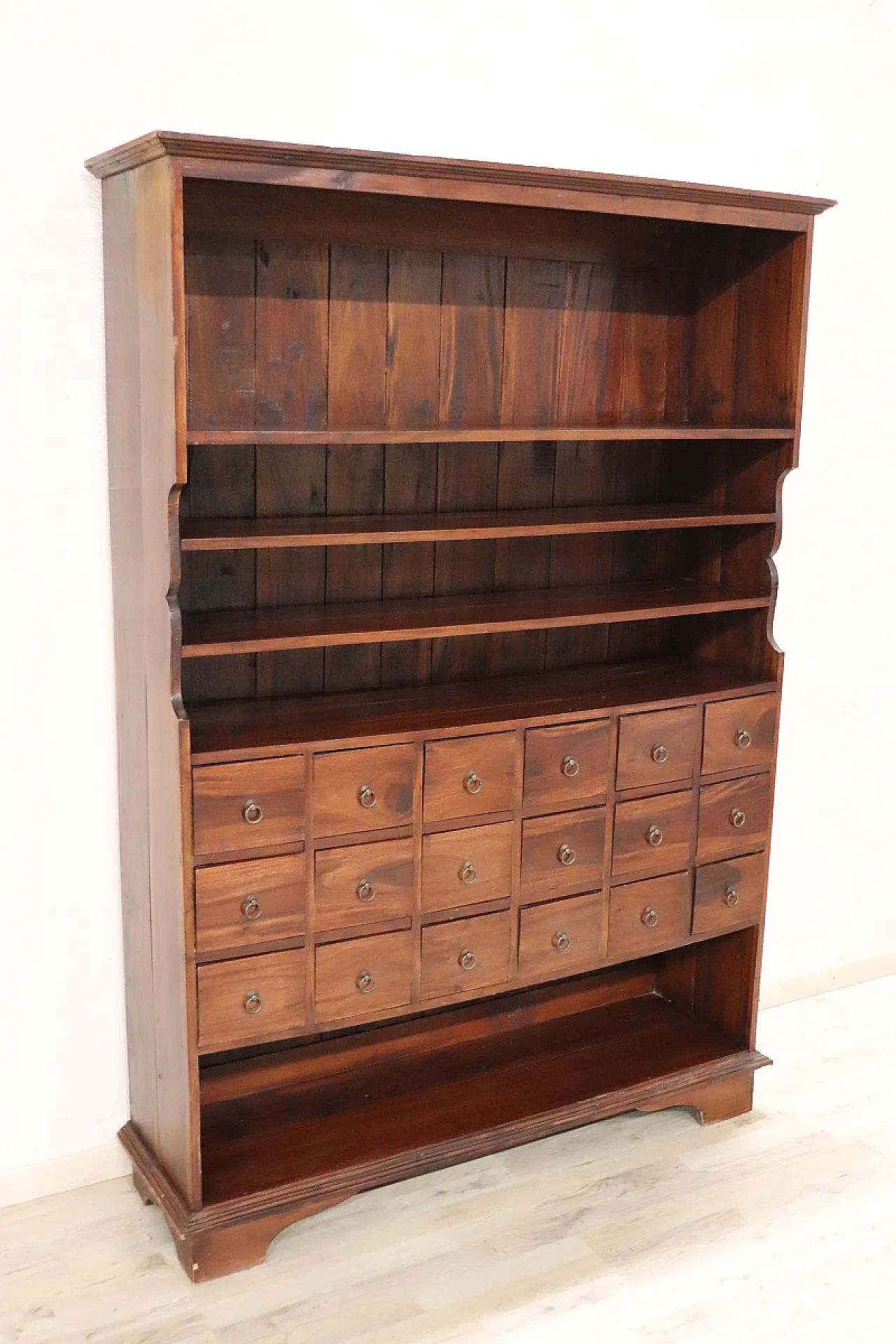 Walnut bookcase, 1990s 3
