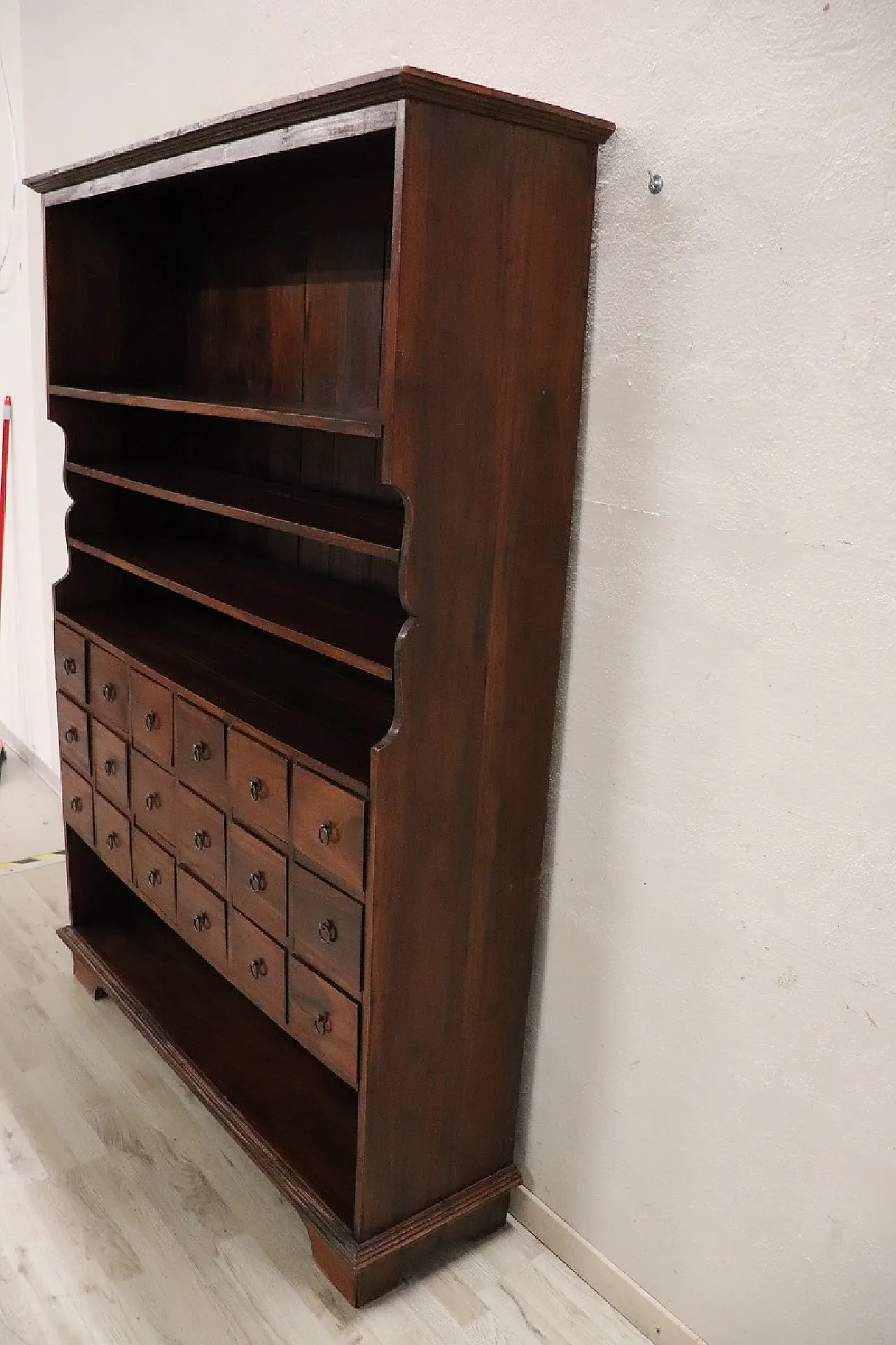 Walnut bookcase, 1990s 4