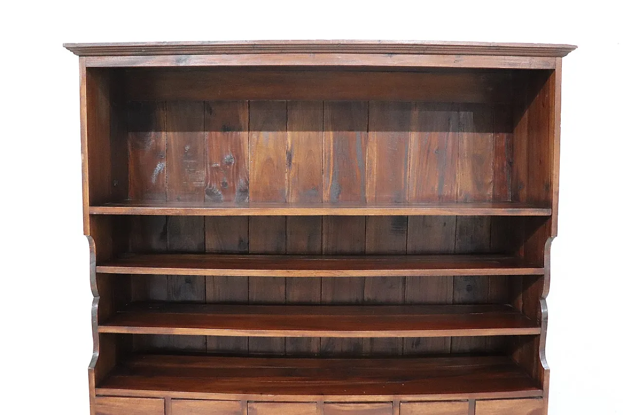 Walnut bookcase, 1990s 5