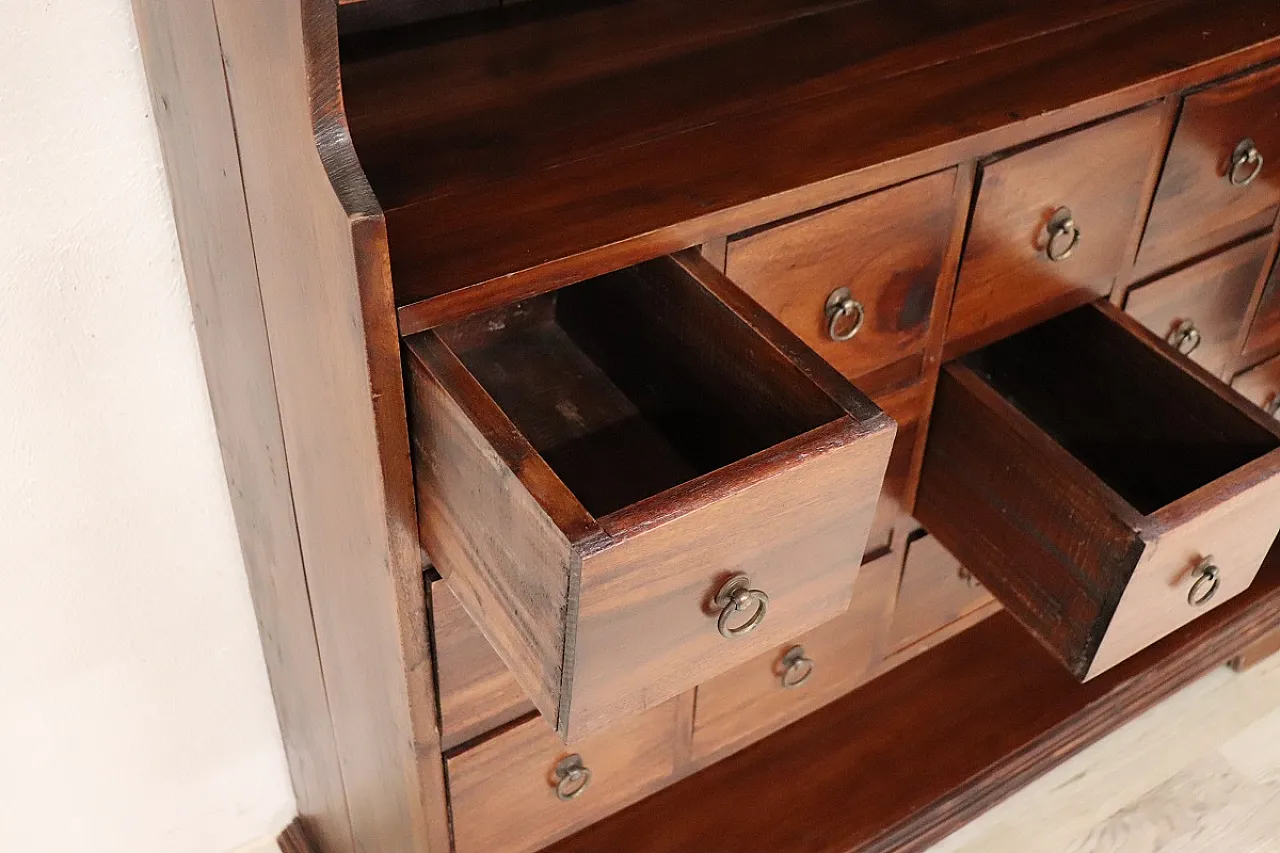 Walnut bookcase, 1990s 8