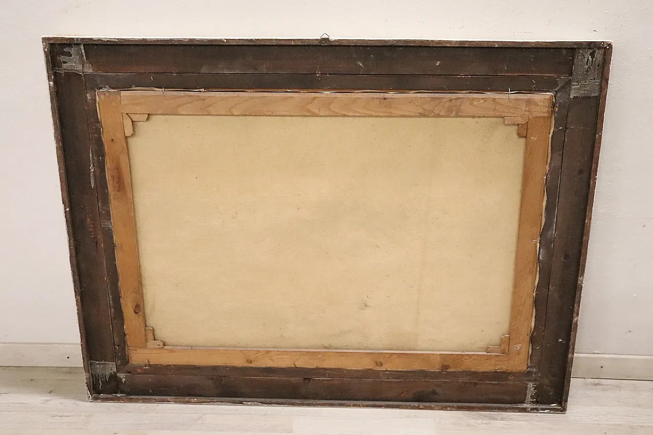 Paesaggio invernale, olio su tela firma Karpoff, '900 15