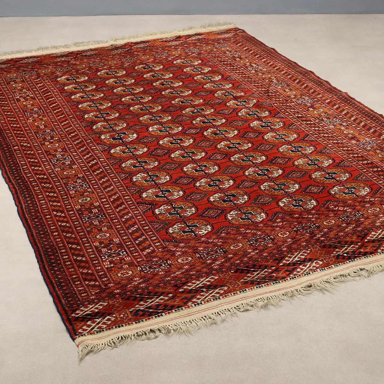 Tappeto Bokhara in lana, maglia extrafine, fatto a mano, '900 1