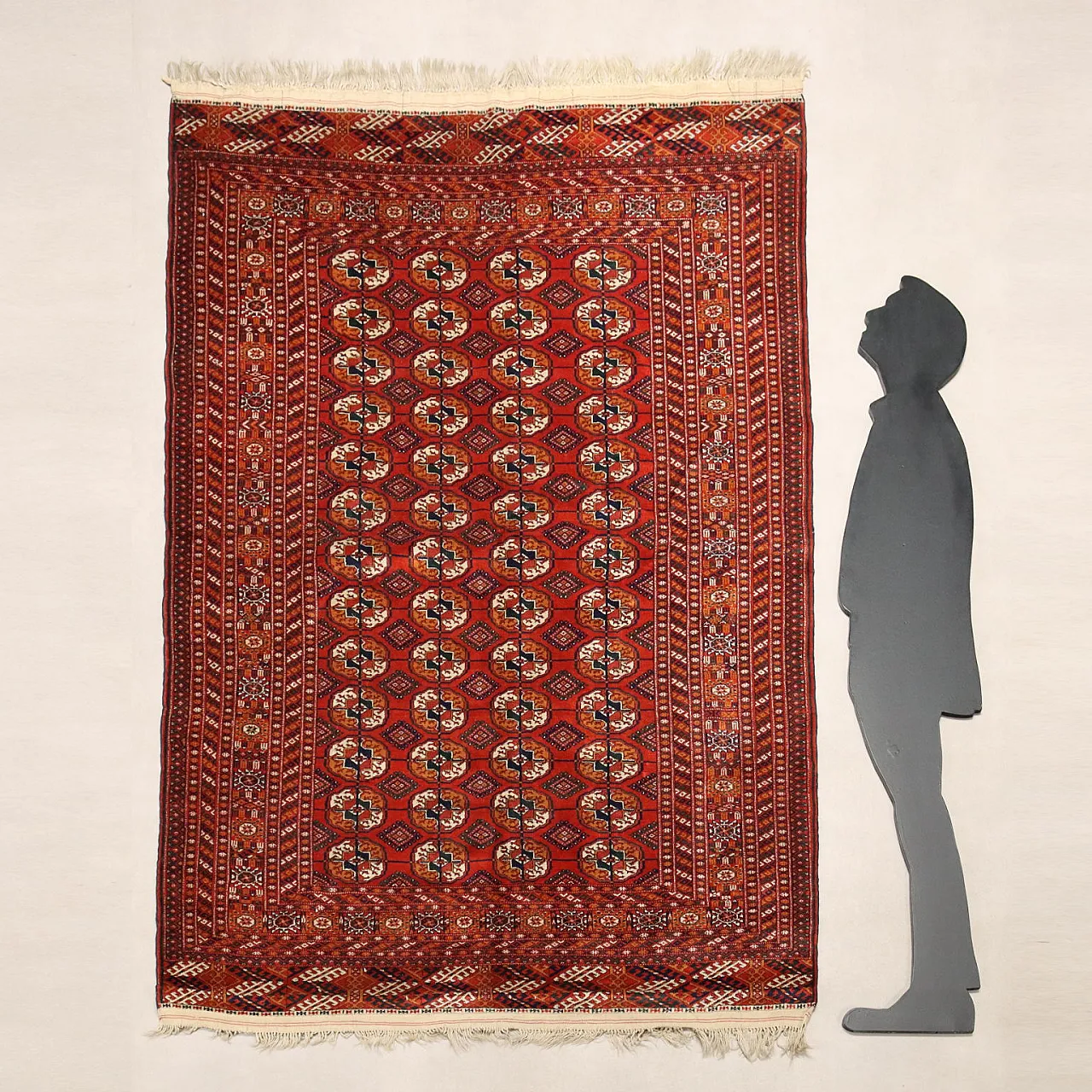 Tappeto Bokhara in lana, maglia extrafine, fatto a mano, '900 2