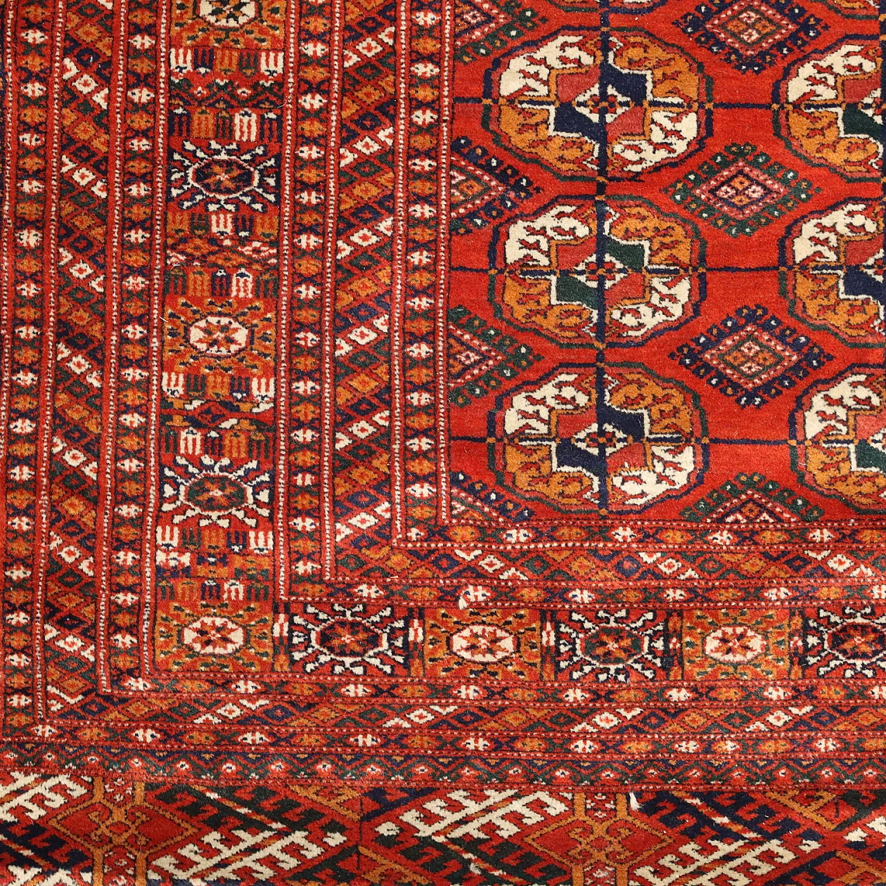 Tappeto Bokhara in lana, maglia extrafine, fatto a mano, '900 5