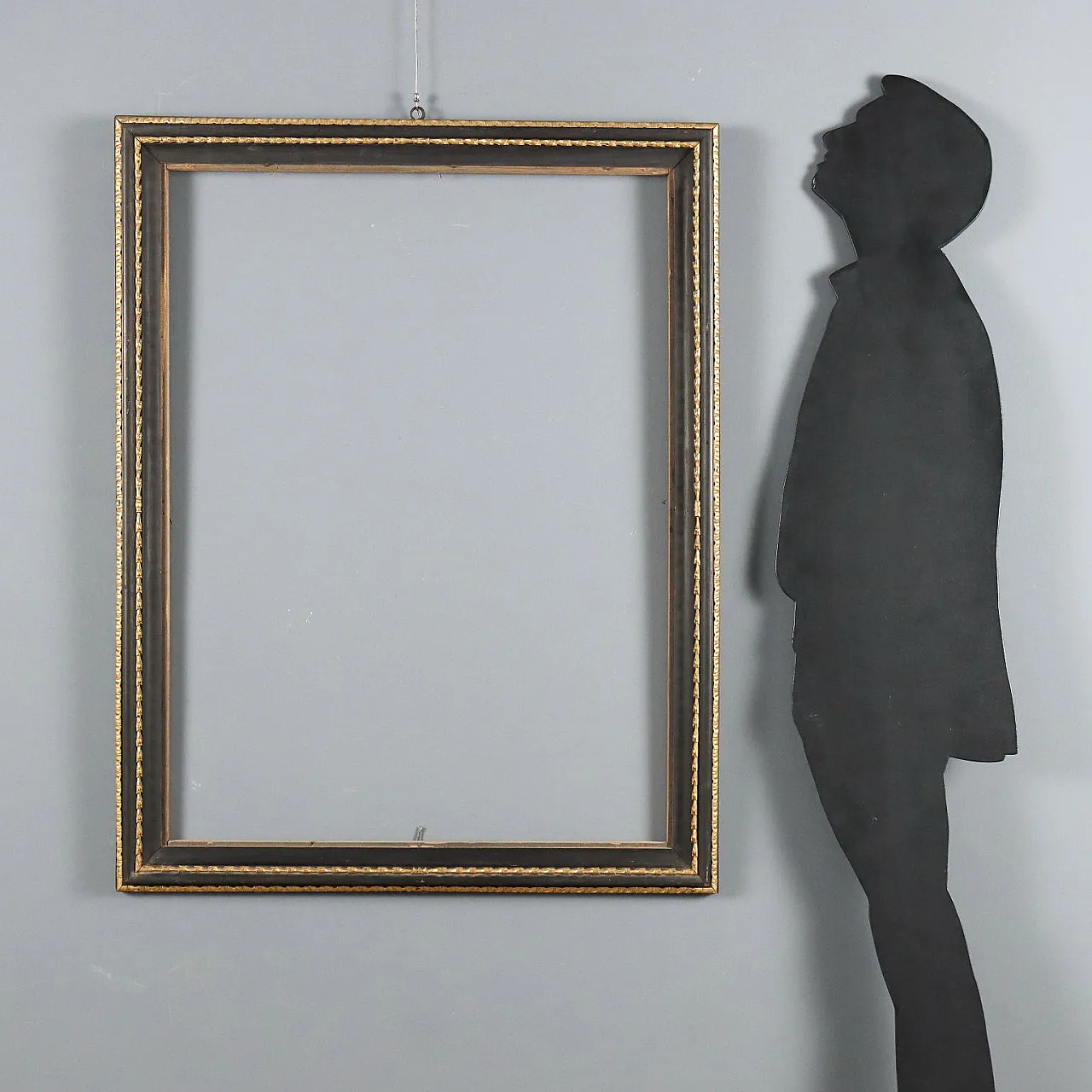 Neoclassical ebonized fruitwood frame, late 18th century 2