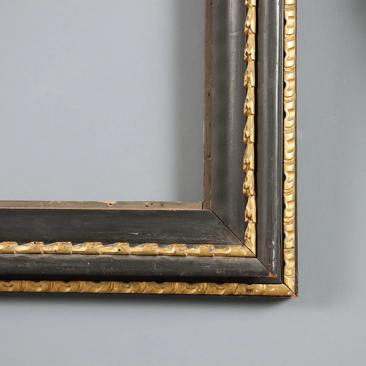 Neoclassical ebonized fruitwood frame, late 18th century 6