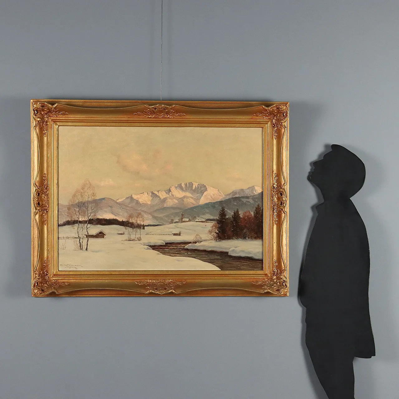 E. Kettermann, olio su tela, anni '50 2