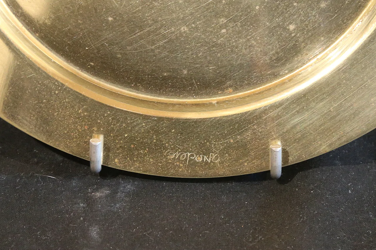 Vassoio di Gio Ponti per Cleto Munari GFT Rivetti, anni '70 11