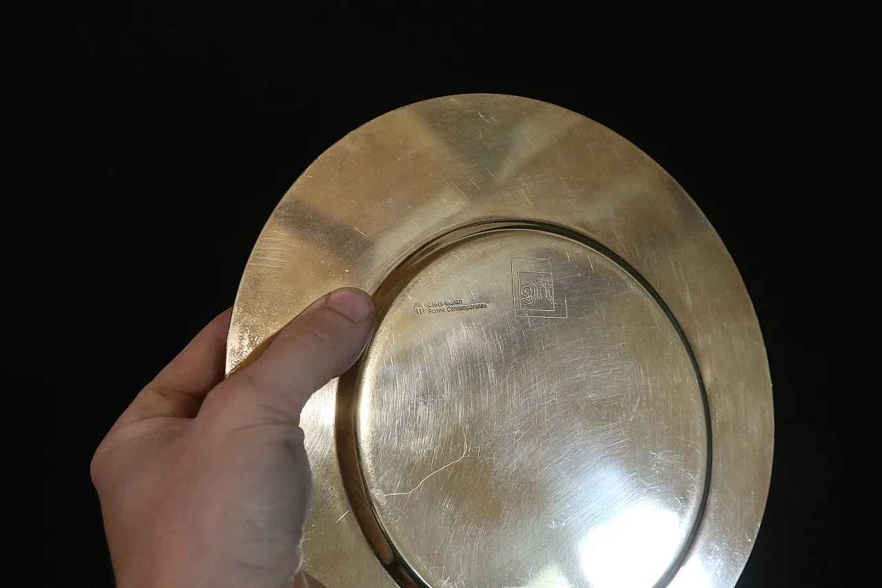 Vassoio di Gio Ponti per Cleto Munari GFT Rivetti, anni '70 22