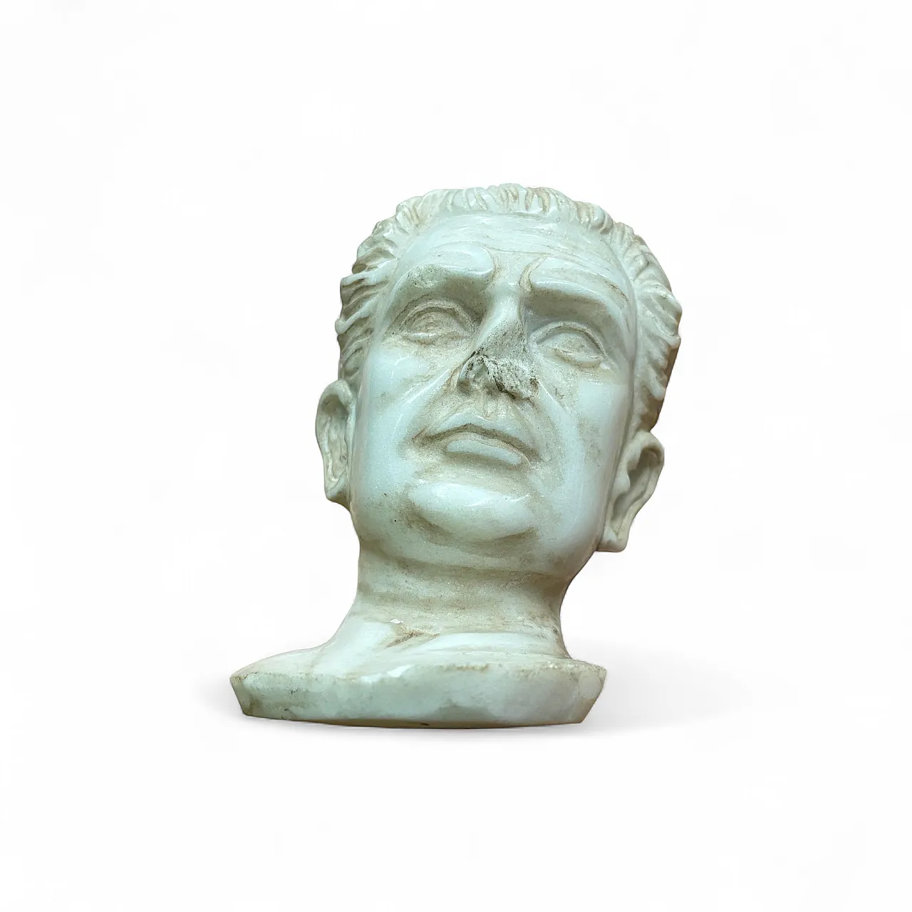 Scultura in marmo di imperatore, '800 15