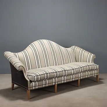 Divano in faggio tronco-piramidale, '900