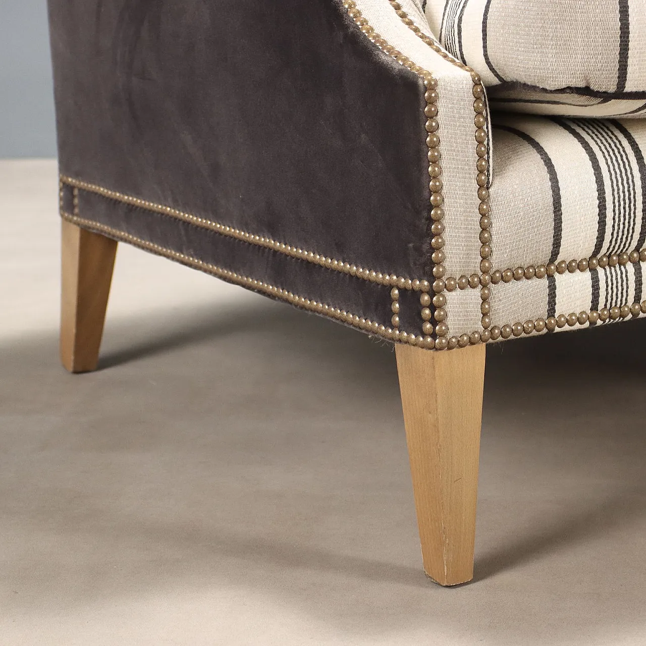 Divano in faggio tronco-piramidale, '900 6