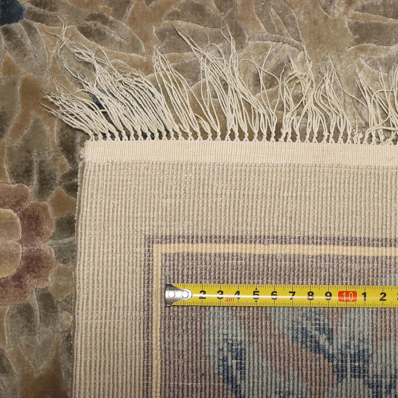 Tappeto Pechino in seta, nodo finissimo, realizzato a mano, '900 8