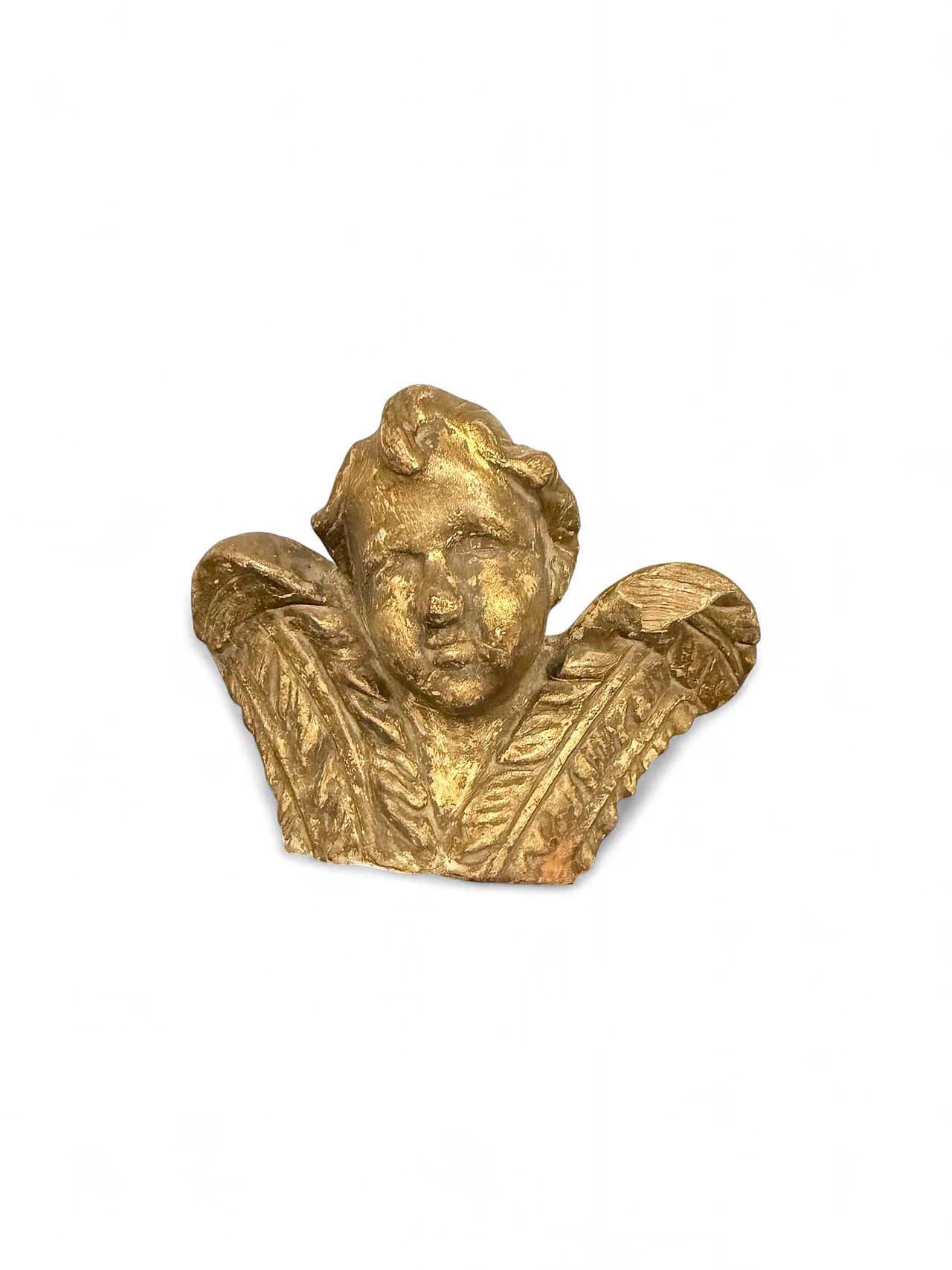 Golden angel sculpture fragment, 17th century 7