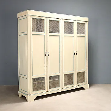 Mobile dispensa in abete laccato, primo '900