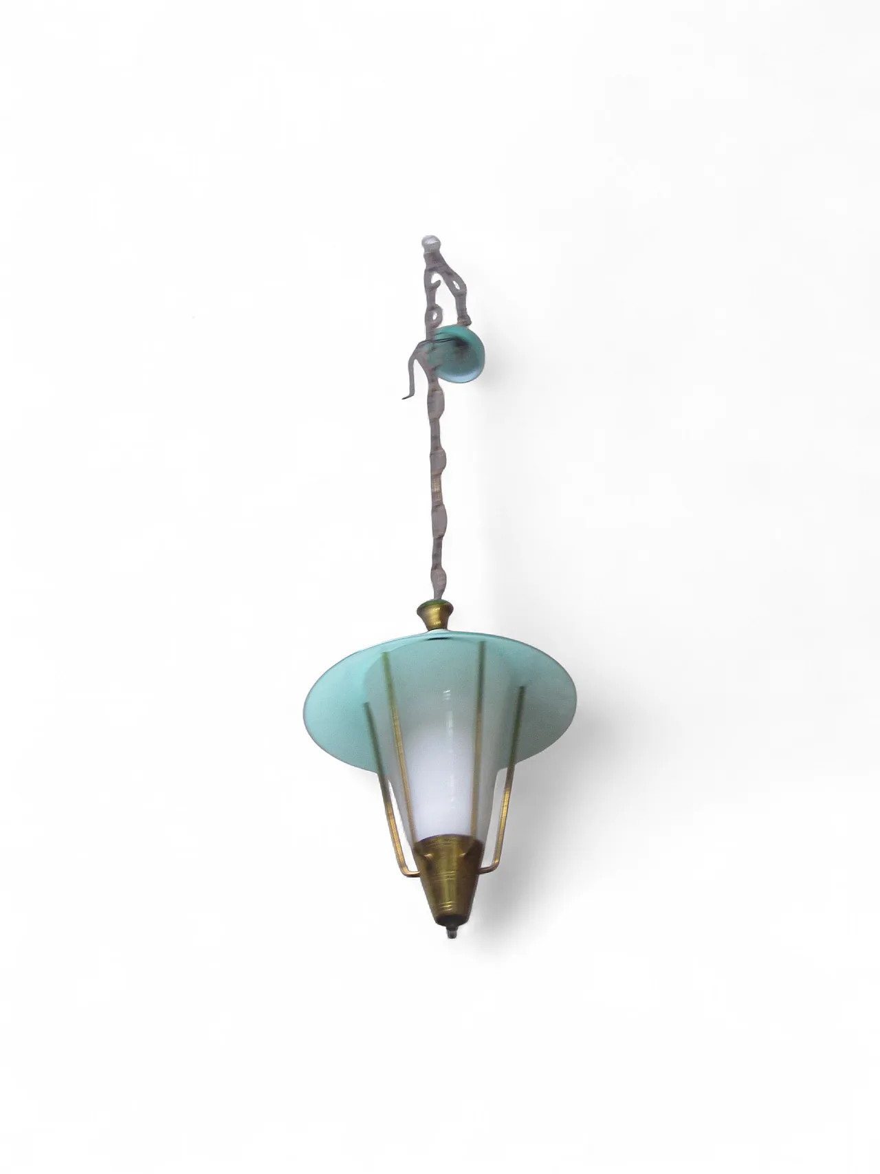 Lantern chandelier by Pietro Chiesa for Fontana Arte, 50s 6