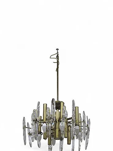Chandelier by Gaetano Sciolari, 80s