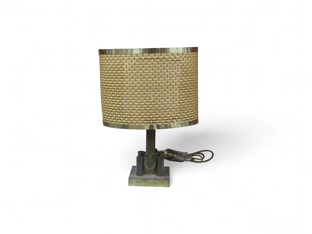 Brass lampshade, 70s 7