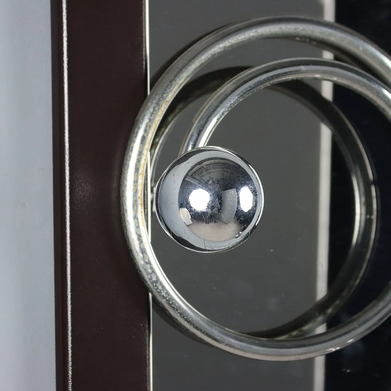 4 Appendiabiti in plastica e metallo cromato, '900 4