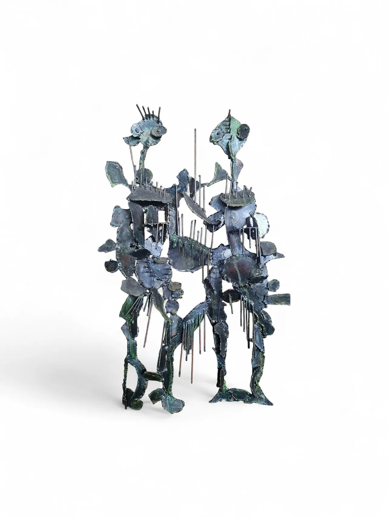 Metal sculpture Quarrelsome Sulmona, 90s 8