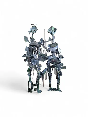 Metal sculpture Quarrelsome Sulmona, 90s