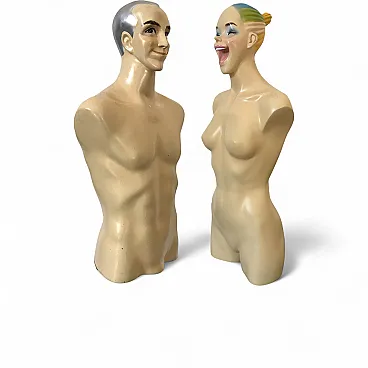 Pair of Fiorucci mannequins, 80s