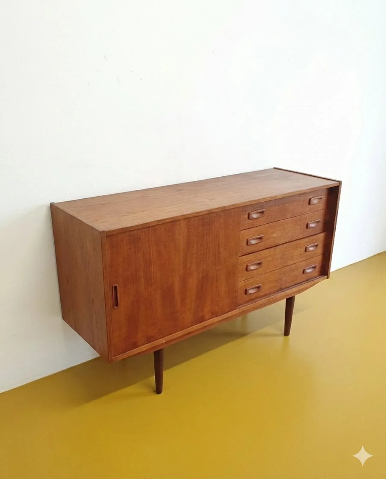 Teak sideboard, 1950s 1