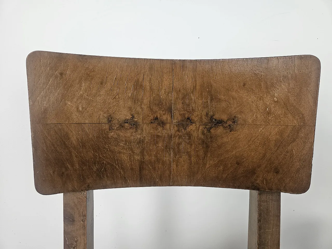 Art Deco pair of chairs with stool, 40s 5