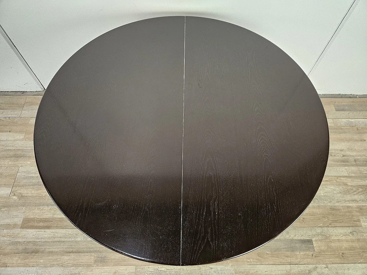 Extendable table in chromed metal, 70s 4