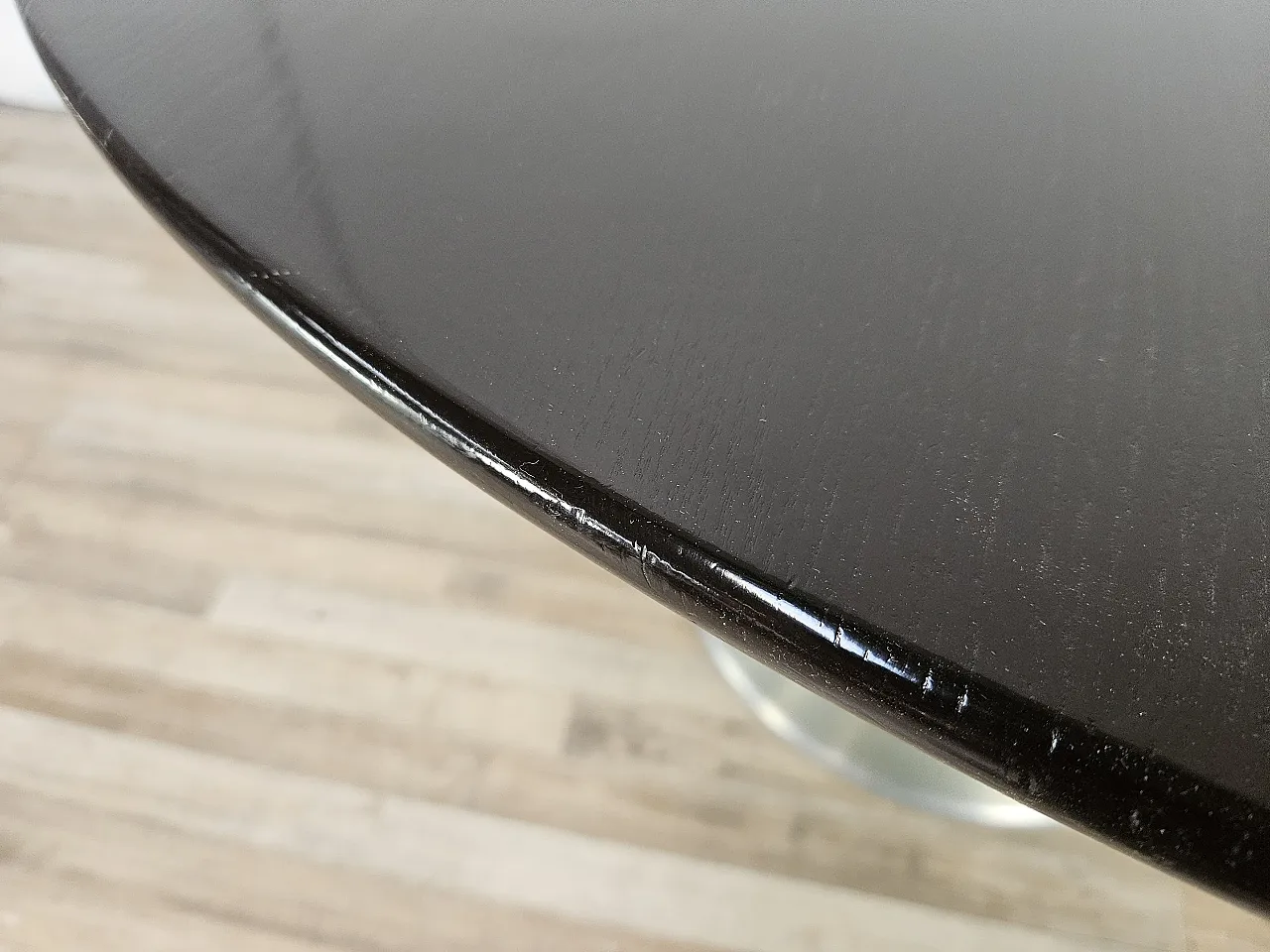 Extendable table in chromed metal, 70s 6