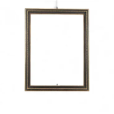 Cornice neoclassica in legno di frutto ebanizzato, fine '700