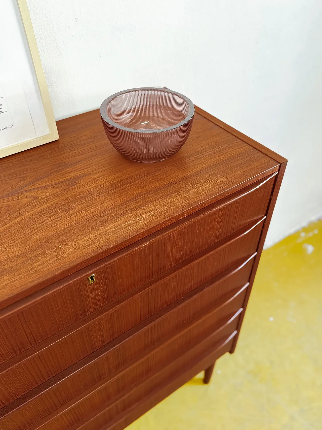 Mid-Century chest of drawers, Denmark, 1950s, 103cm 5