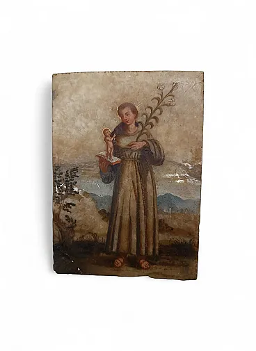 Dipinto su alabastro, '700