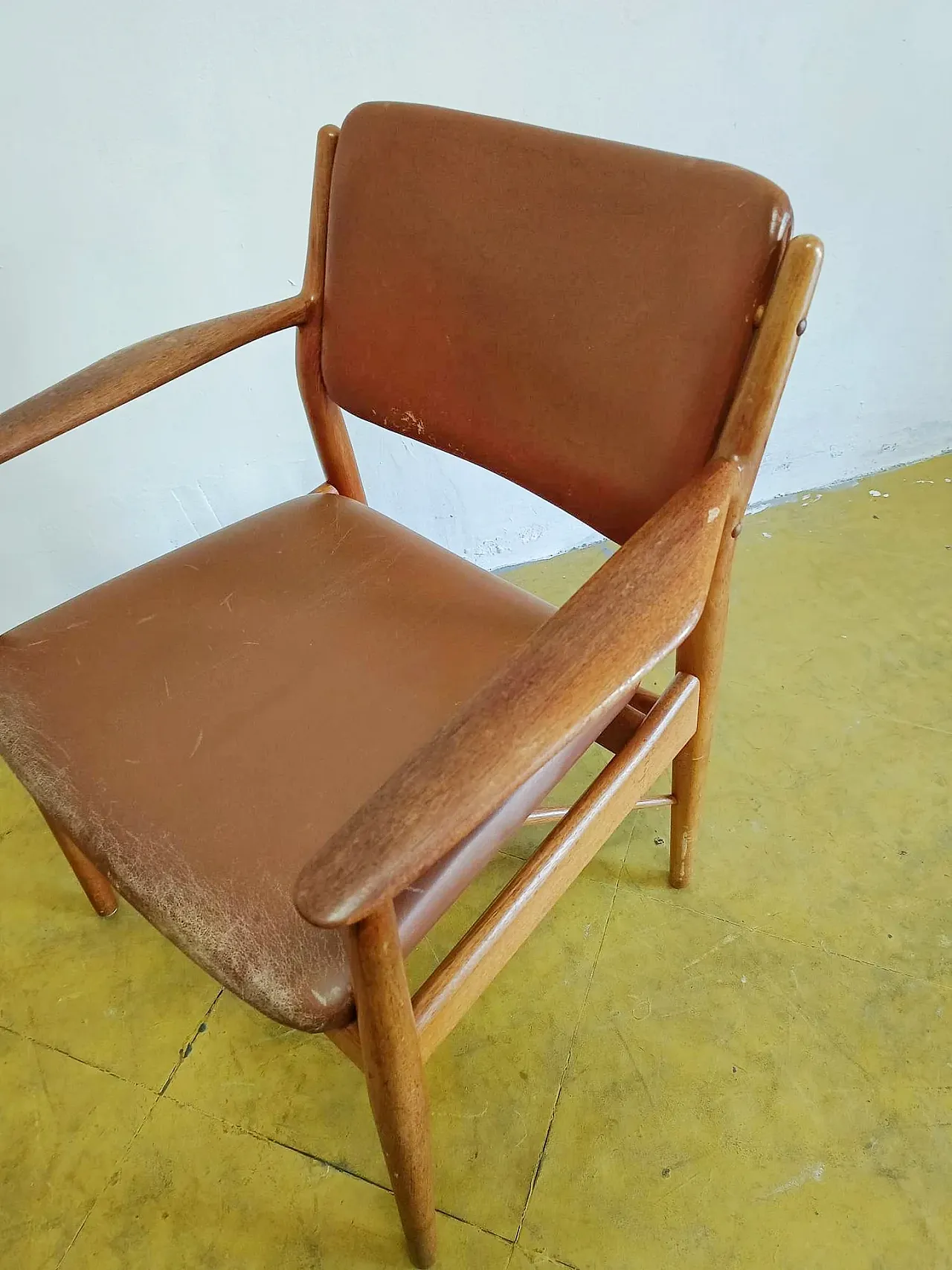 Teak armchair by Arne Vodder, Denmark, 1950s 7
