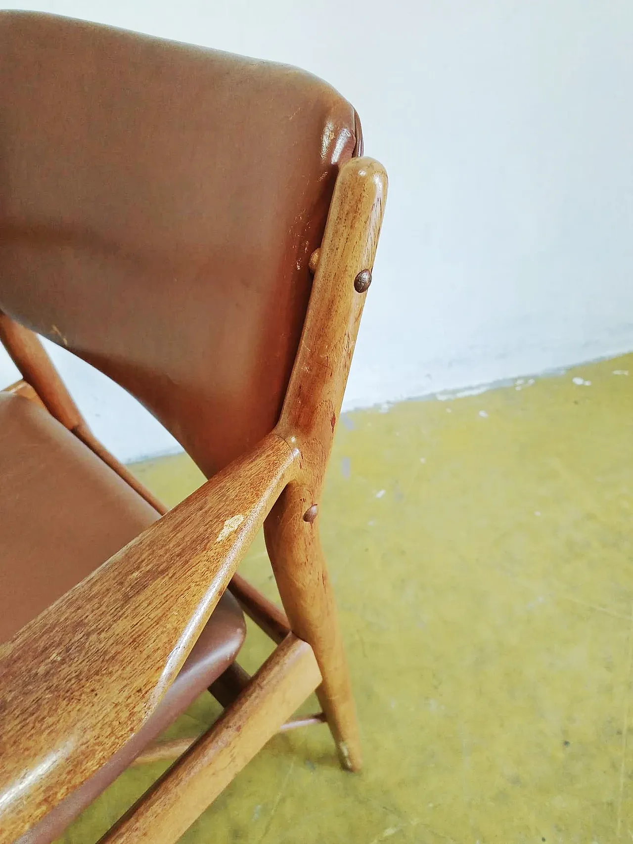 Teak armchair by Arne Vodder, Denmark, 1950s 8