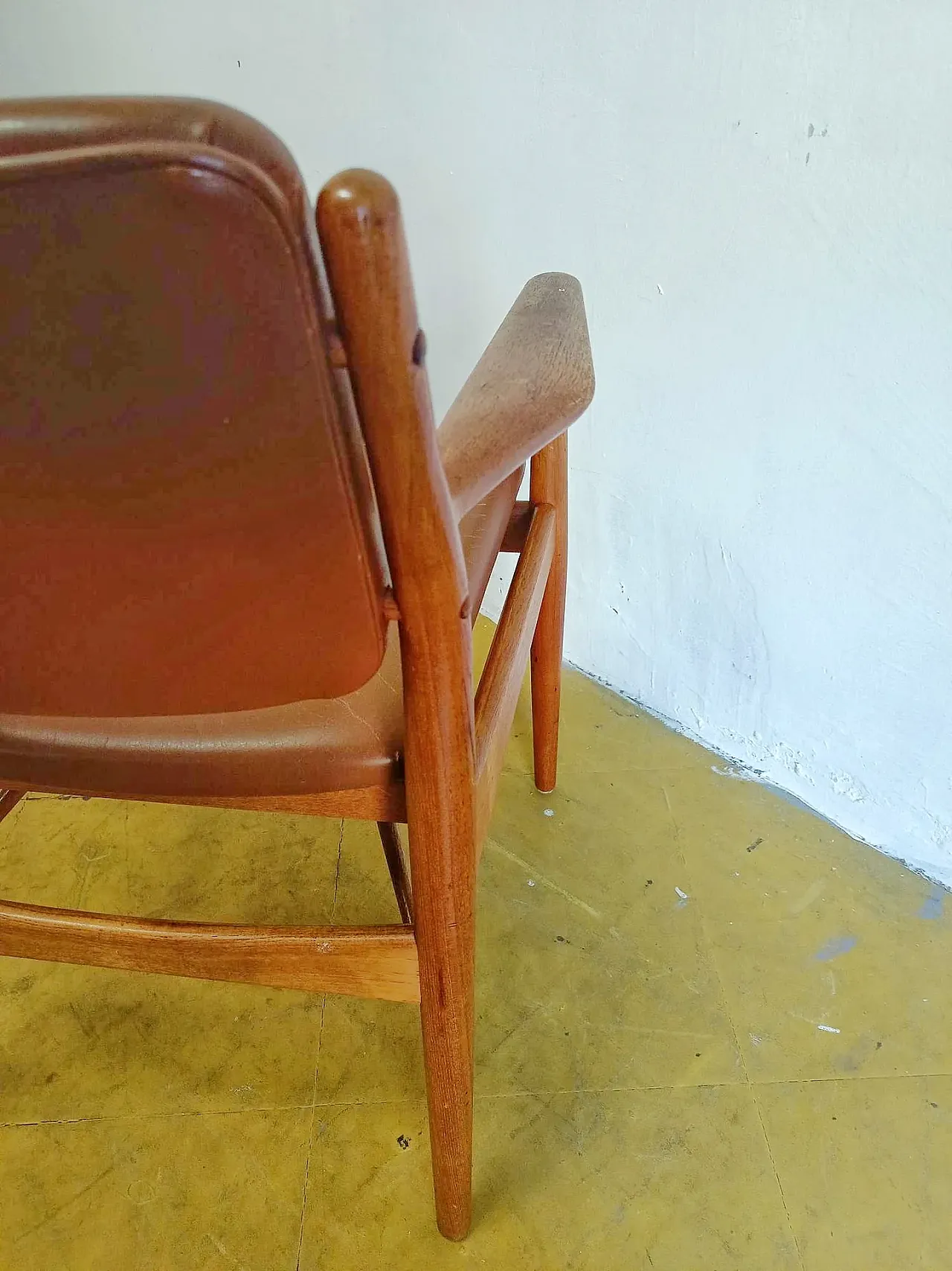 Teak armchair by Arne Vodder, Denmark, 1950s 9