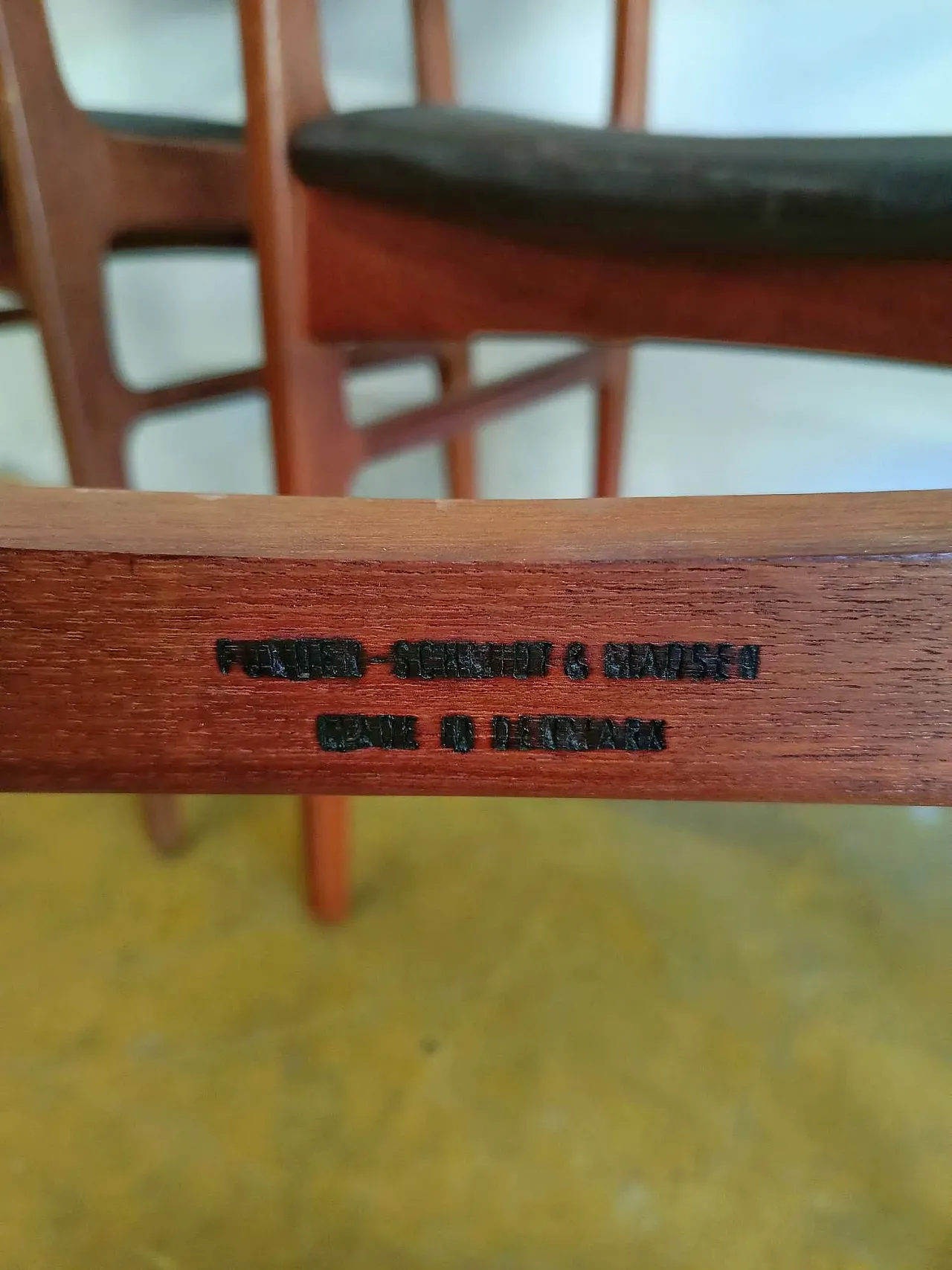 4 chairs by Aksel Bender Madsen, Denmark, 1950s 5