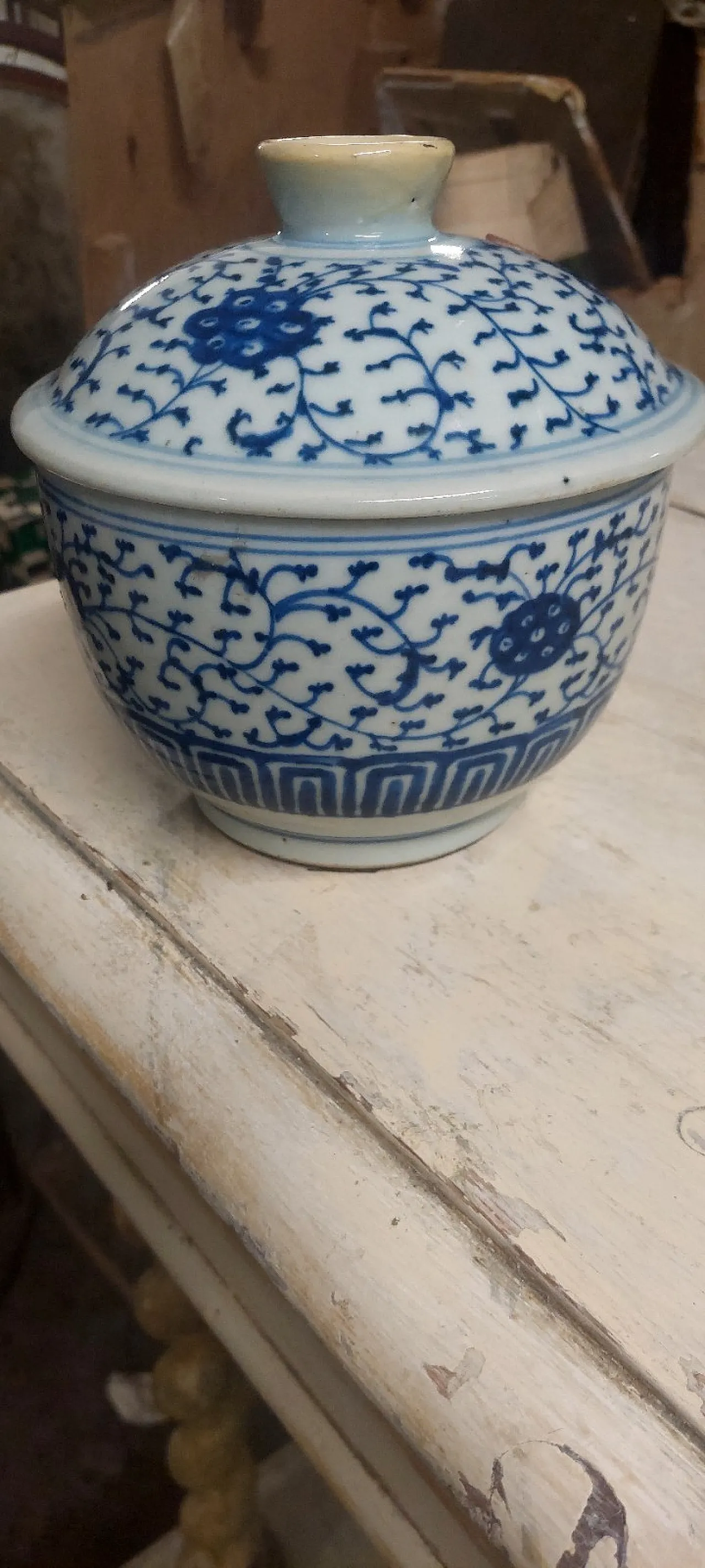 Giara da zenzero in porcellana con coperchio, '800 8